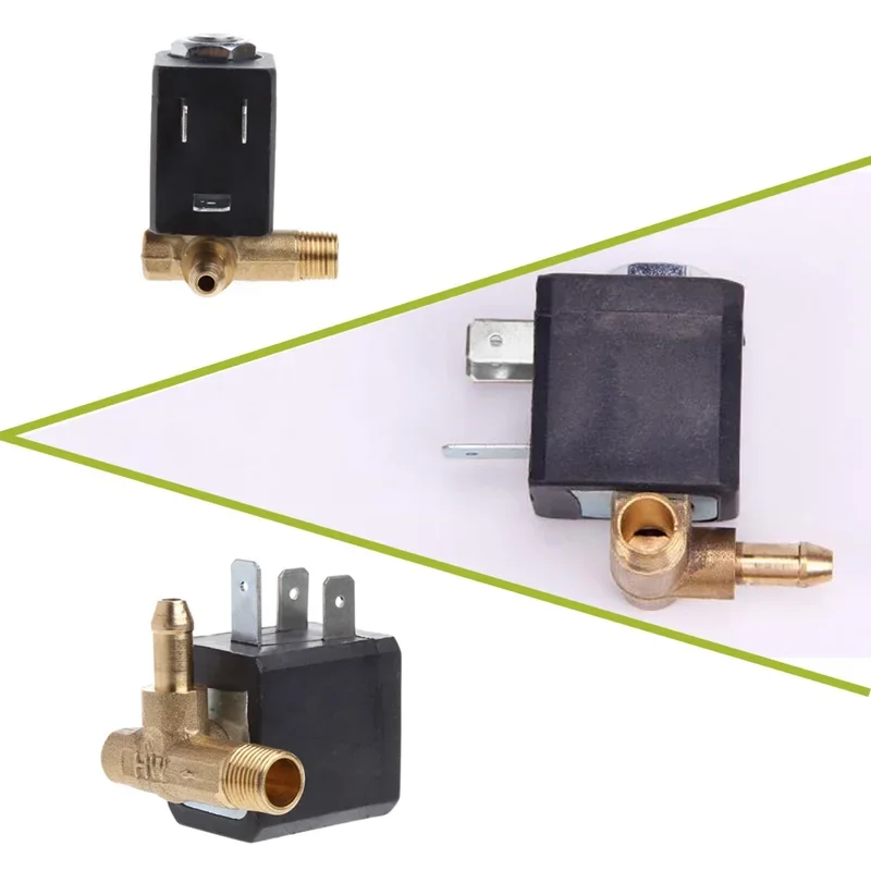 JYZ-4P 3mm normally closed cannula c 2/2 way 230v g1/8 brass steam air water generator solenoid coffee makers