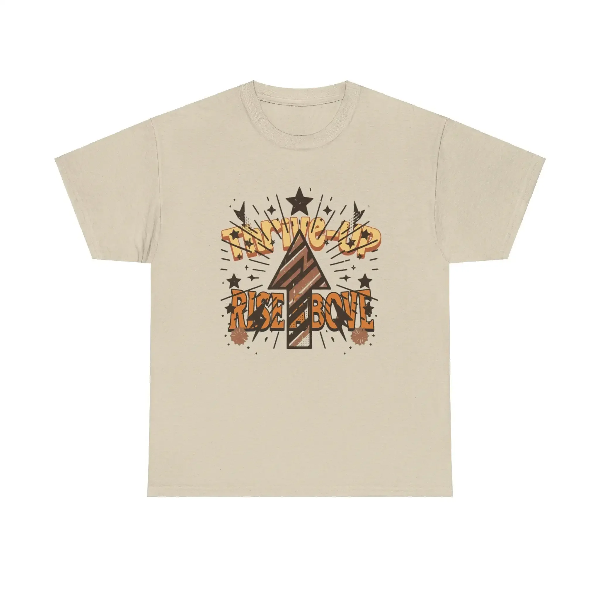 T-shirt « Rise Above » : Vivez pleinement, inspirant, encourageant, positif, motivant, coaching
