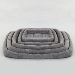 Pet Dog Bed Soft Plush Square Kennel Cat Large Medium Small Dogs Bed Cushion Pet Accessories Cat Dog Sleep Pad House