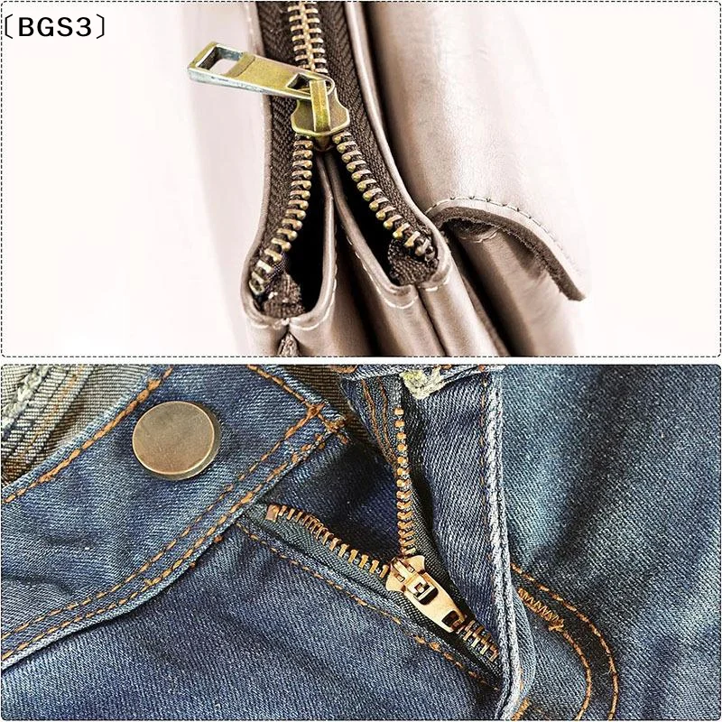 〔bgs3〕kit-de-reparo-de-ziper-caixa-de-fixacao-e-pino-de-insercao-3-5-8-10-ziperes-de-substituicao-para-abertura-de-bolsas-casacos-e-roupas