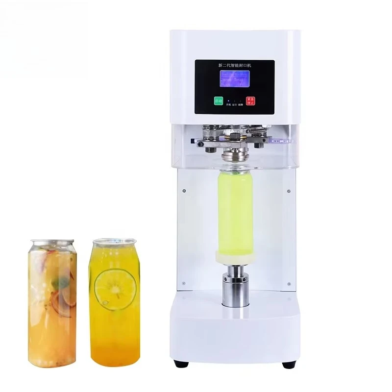 

Factory Wholesale Commercial Beverages Milk Tea Shop Use Semi-Automatic Sealing Machine Bottles Soda Beer Plastic Tin Can Sealer