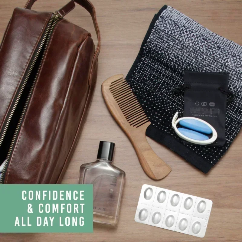 Male Adjustable Penile Clamp Urinary Incontinence Care Clip Medical Accessories Period Simulator for Men Genital Lock In Master