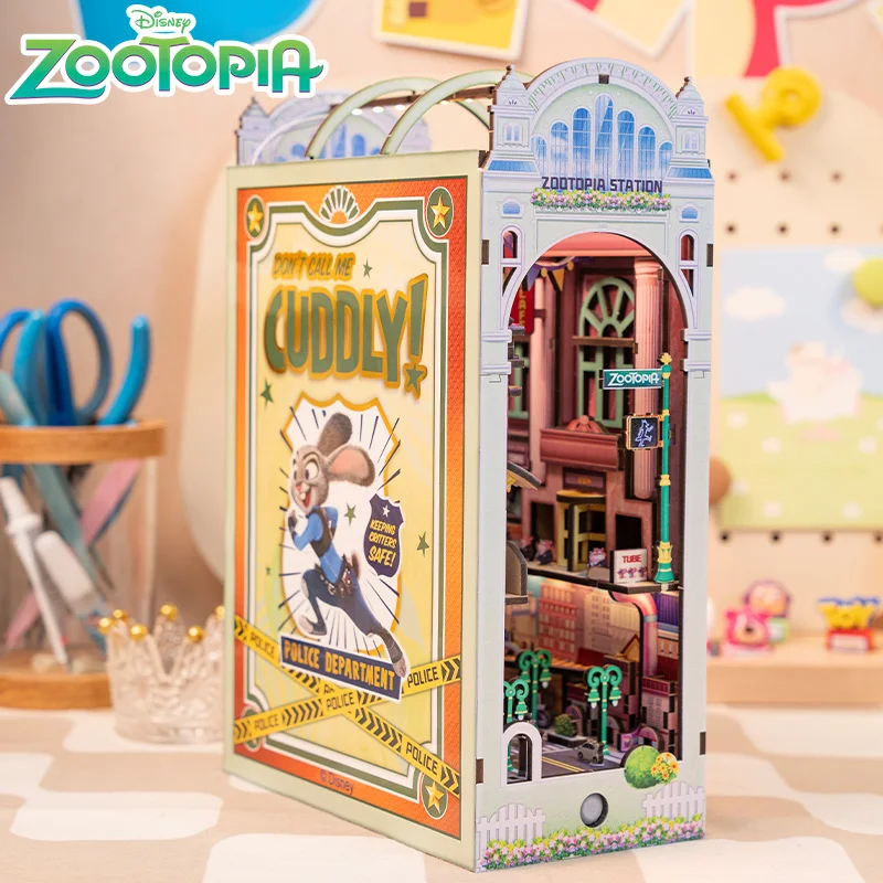 ديزني Zootopia كتاب حامل ثلاثية الأبعاد لعبة أرنب جودي سطح المكتب نموذج جميل عيد ميلاد زخرفة اللعب التخصيص عيد الميلاد مفاجأة هدية
