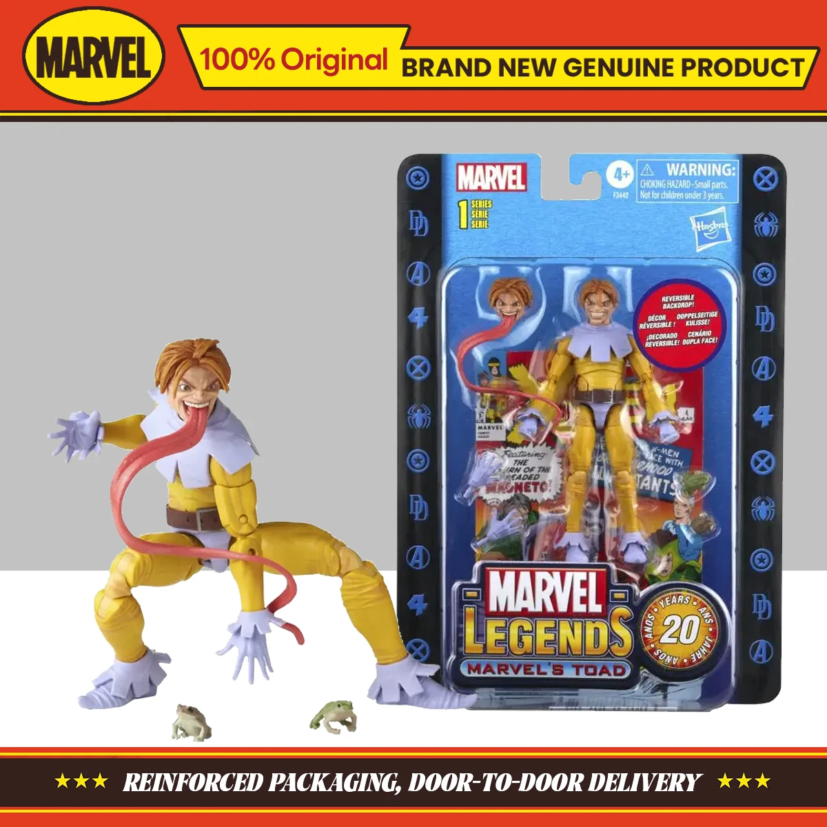 In-Stock Hasbro Marvel Legends 20th Anniversary Series Toad 6 Inch Action Figure Collection Ornament Model Toy Gifts