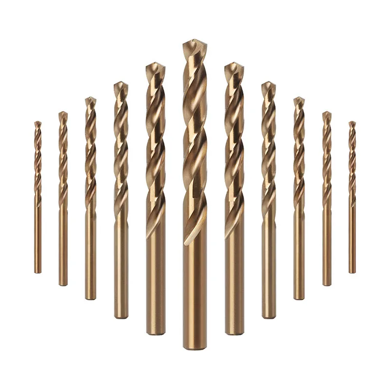 6542 Twist Drill Bits For Stainless Steel Aluminum Iron Metal Drilling 0.5-11mm Straight Shank Hole Saw Power Tool Accessories