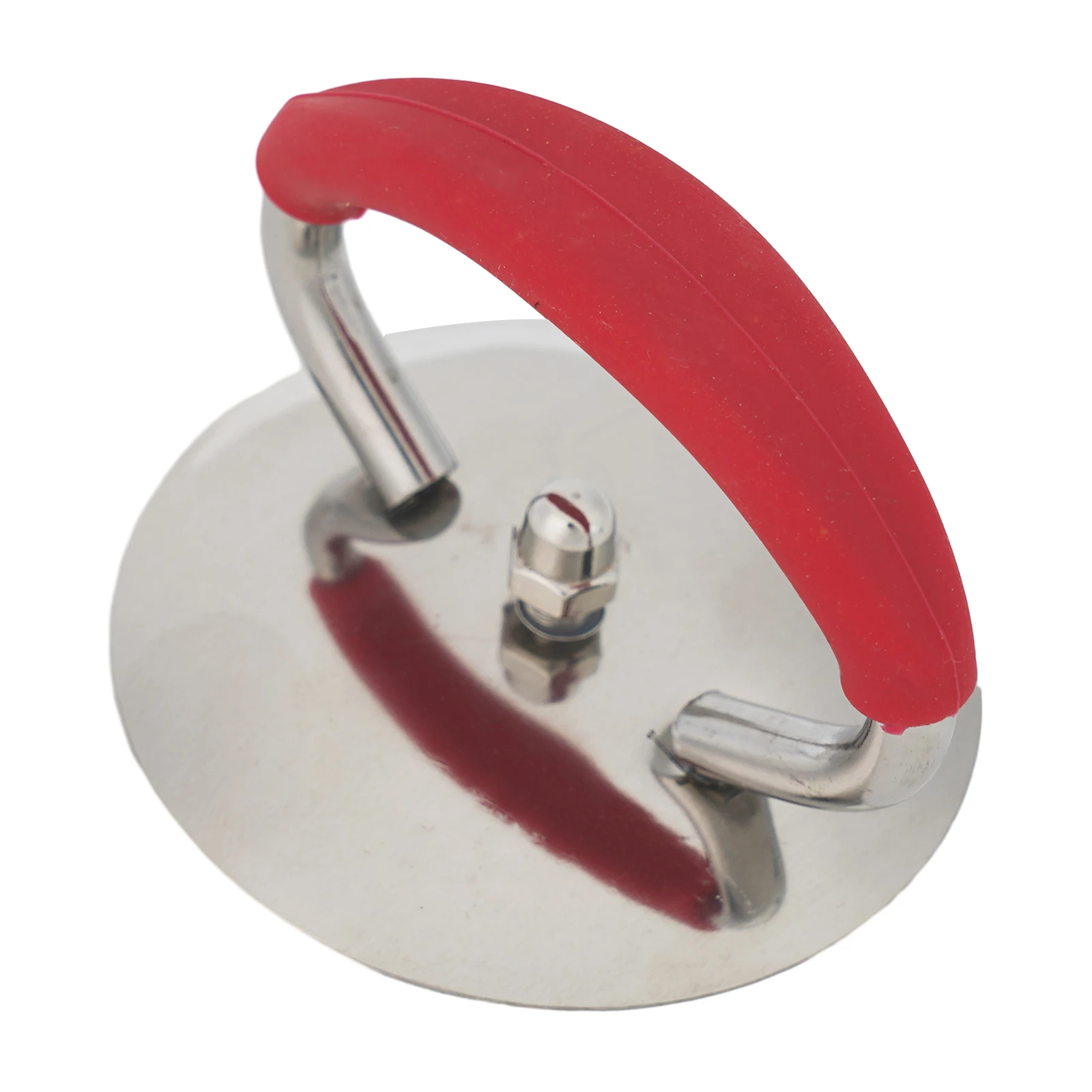Minimalist Design Replacement Handle for Cookware Lids Made of Polished Stainless Steel and Heat-Tolerant Plastic Core Material