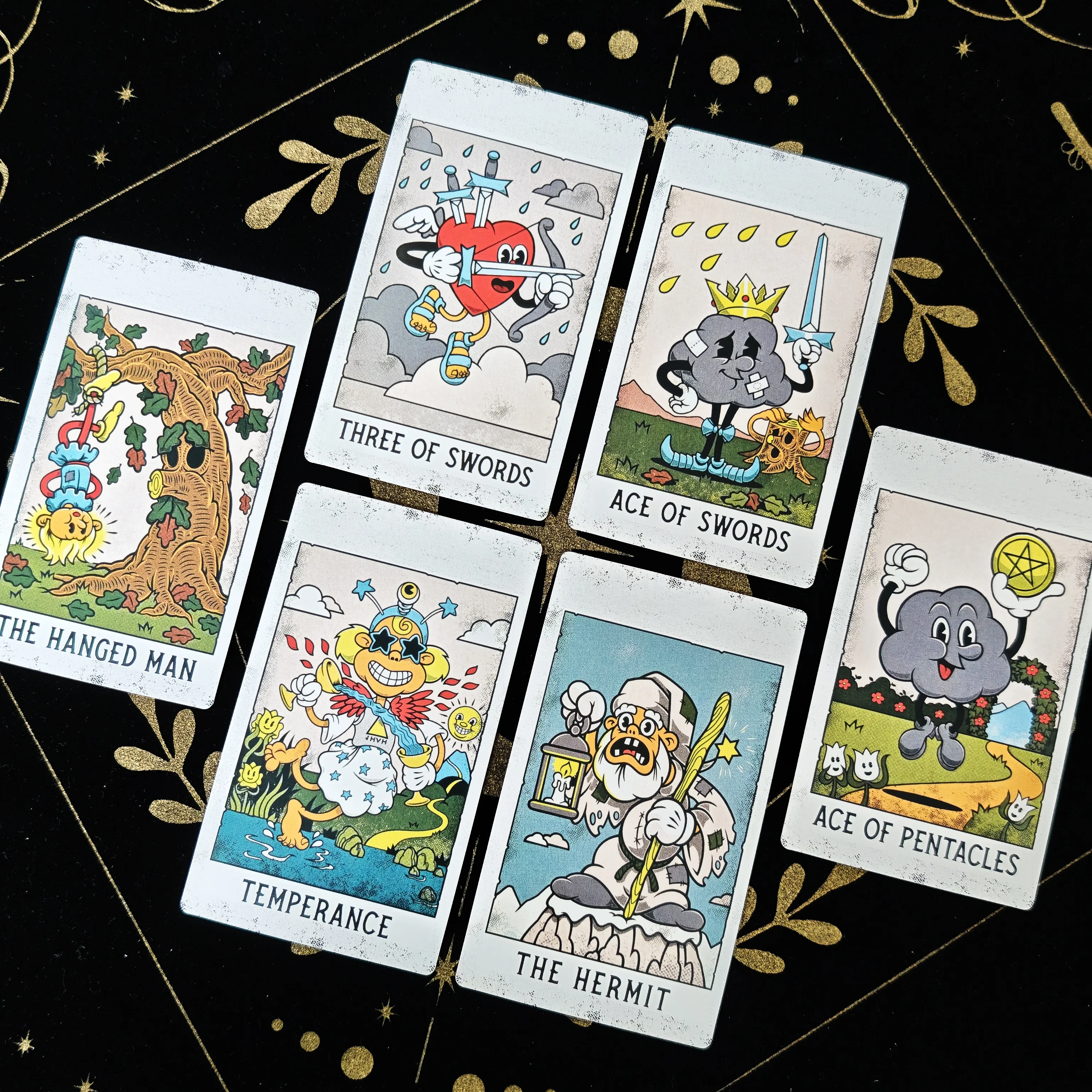 12x7 سنتيمتر الغامضة Medleys خمر الكرتون بطاقات التارو A 78 أوراكل الإنجليزية رؤى العرافة طبعة بوراد لعب الألعاب #4