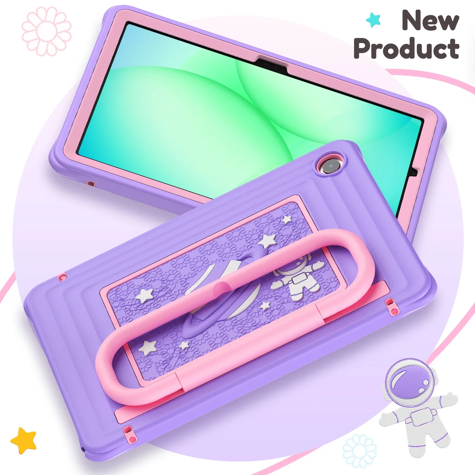 Kids Portable Stand Tablet Case For New Samsung Galaxy Tab A11 Plus 11 inch 2025 , A9 + Plus 11 