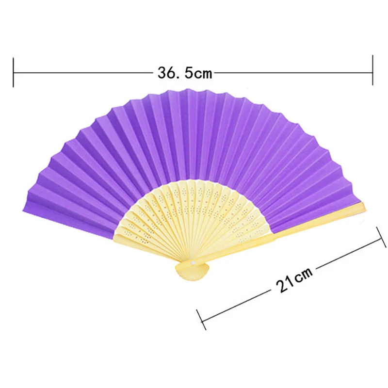 1/5Pcs Hand-Painted Foldable Paper Fan Portable Party Wedding Supplies Chinese Hand Dance Fan Gift Ramadan Decoration 21cm