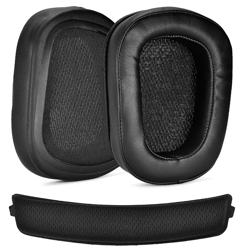 1Pair Foam Ear Pads Cushion Leather Earpad for Logitech G933 G935 G633 / G 933 G 935 G 633 Artemis Headphones Retail