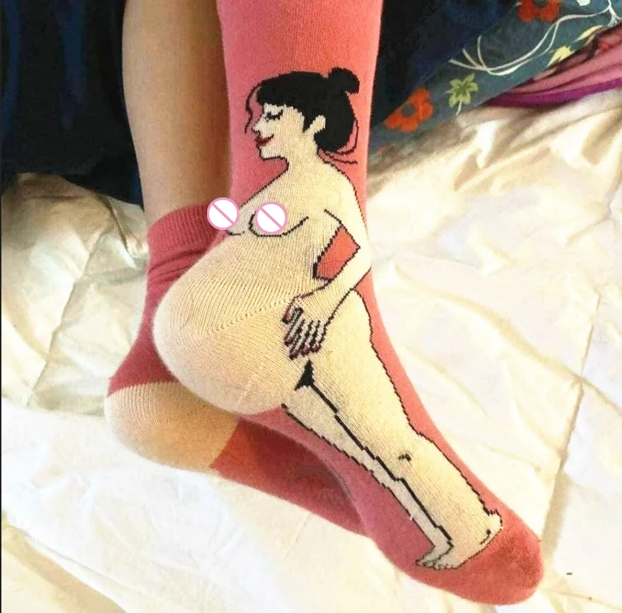 Pregnant Woman Socks Cotton Terry Socks Pregnant Women  Cartoon Thick Warm Socks Best gift to congratulate friends on pregnancy