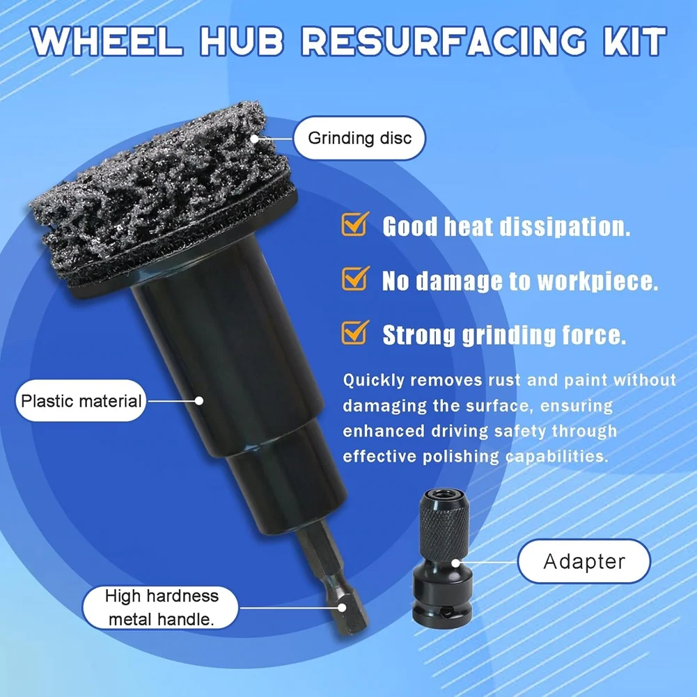 Kit per la pulizia del mozzo ruota Kit di rifornimento del mozzo ruota per dadi, strumenti di manutenzione automobilistica per auto e camion