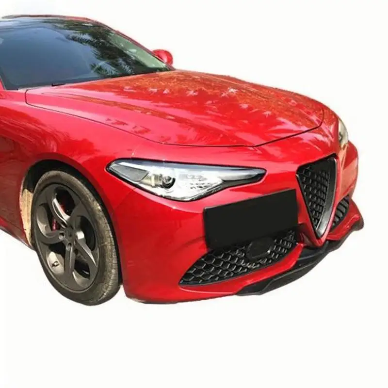 High Quality Carbon fiber front lip Sport front scoop chin wrap modified trim for Alfa Romeo Giulia