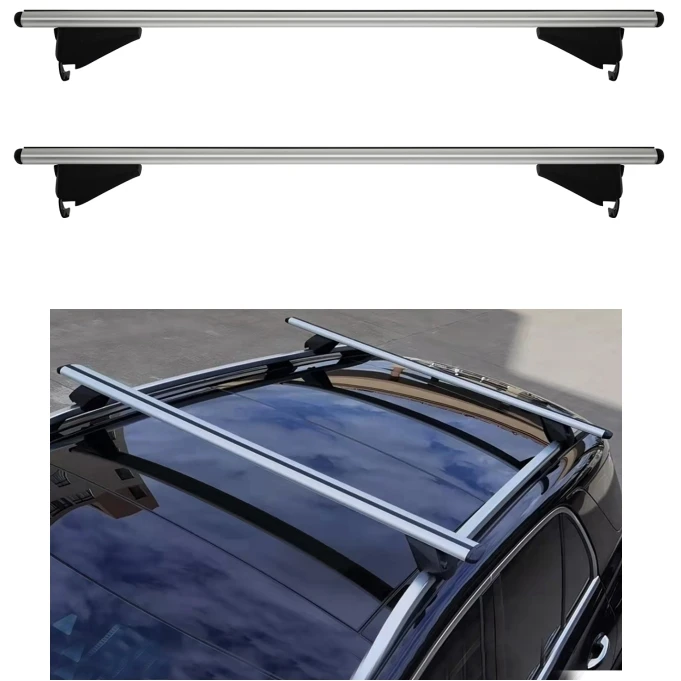 New design  Factory direct  Universal Aluminum alloy safety lock car bike rack top crossbar bicycle luggage carrier roof 