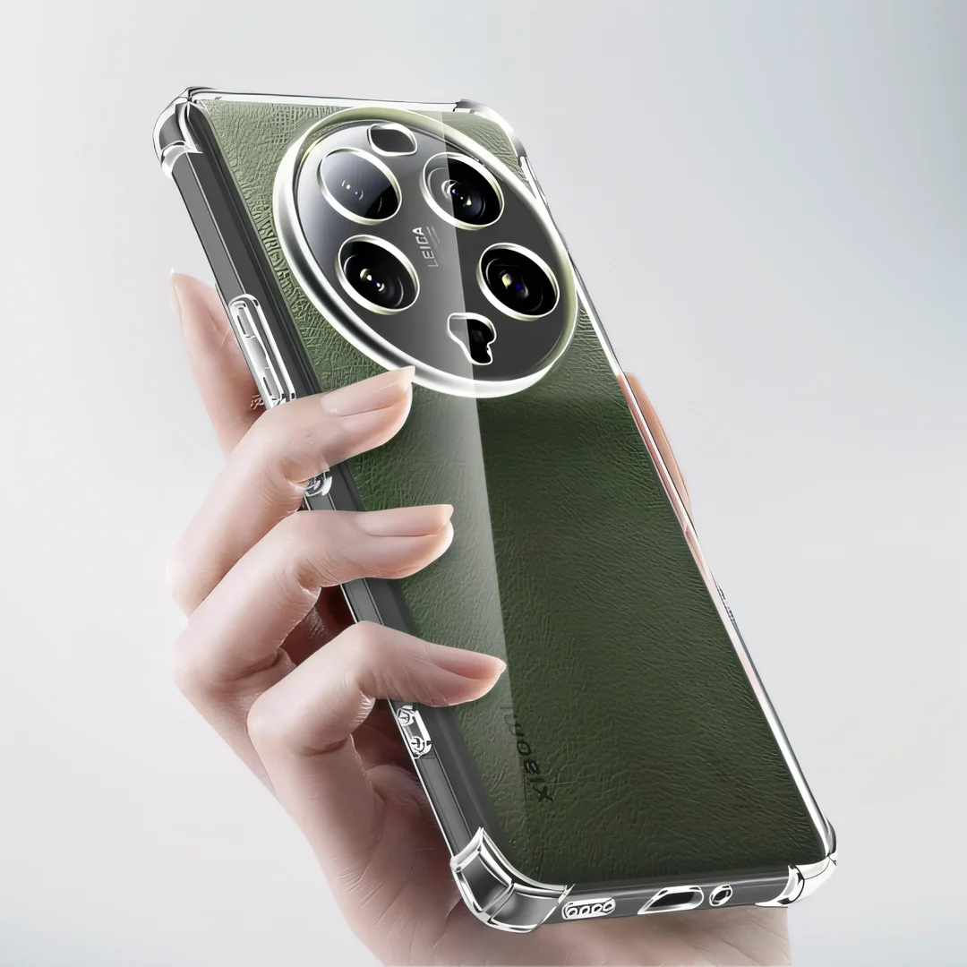 Shockproof Transparent Case For Xiaomi Mi 14 Ultra 14pro Case for Redmi A3 Note 13 Pro Plus Note13pro+ Soft Back Cover