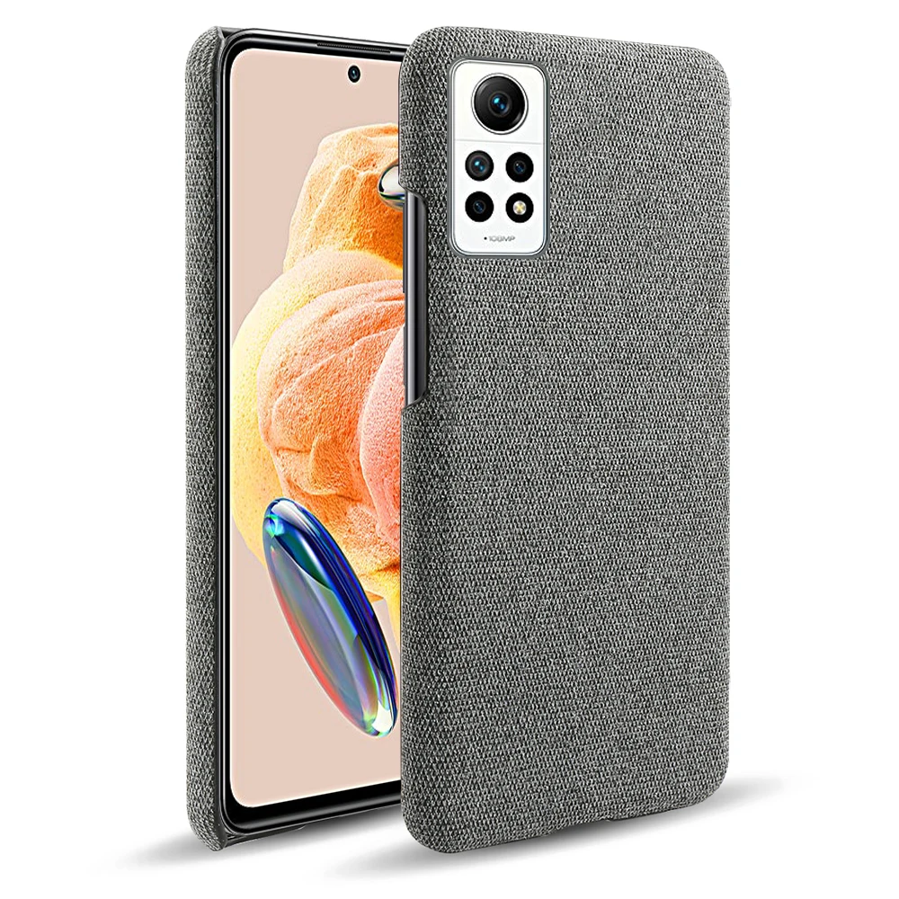 

For Redmi Note 12 Pro 4G Case Luxury Fabric Antiskid Cover For Redmi Note12 Pro 4G 6.67" ‎2209116AG 2209116AG Cloth Case Funda
