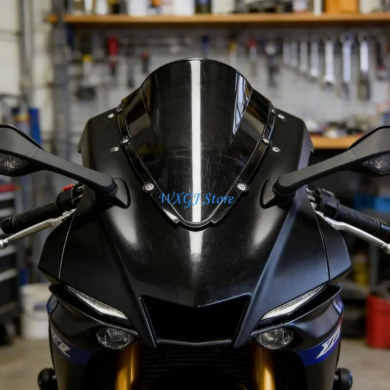 37JE Excellent ABS Polystyrene Motorbike Front Windshield Highlighting Shimmering Finish and Easy Installation for Strengthen