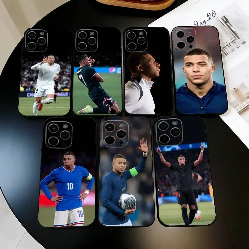 

SPORT K-Kylian M-Mbappe KM Phone Case For iPhone 17, 16,15,14,13,12,11 Plus,Pro Max, Others Soft Black Cover