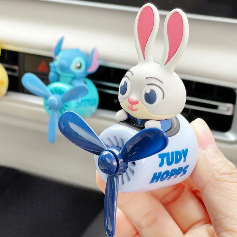 

New Disney Stitch Car Mounted Aromatherapy Air Outlet Decoration Interior Decoration Cartoon Decor Auto Accessorie Gifts