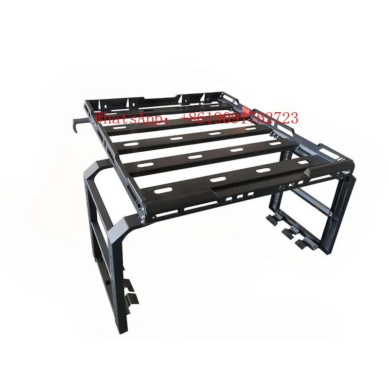

Aluminum Alloy Offroad Car Roof Rack with 2 Ladders Mount Cargo Carrier