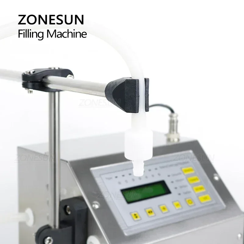 ZONESUN GFK-160A CNC Automatic Liquid Bottle Filling Machine Digital Control for Juice, Milk, Drinks