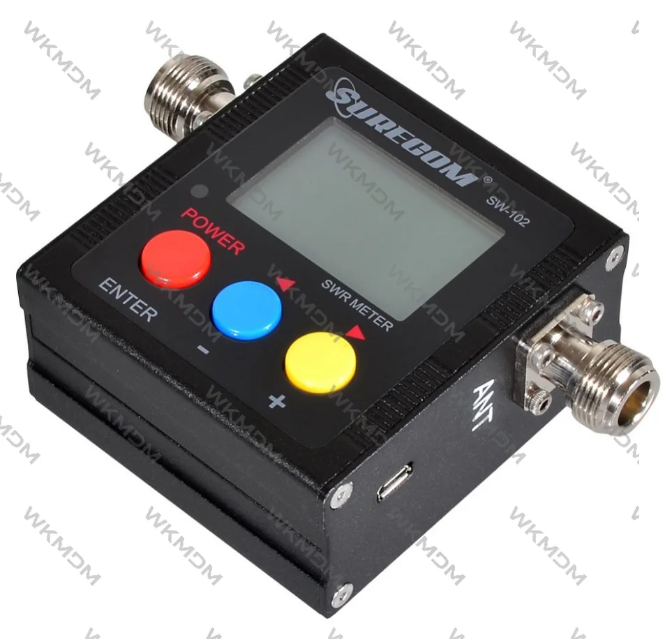 Surecom SW-102 Последняя версия 125-525 МГц VHF/UHF Антенный измеритель мощности и КСВ VHF/UHF SWR Мощность Ваттметр Рация
