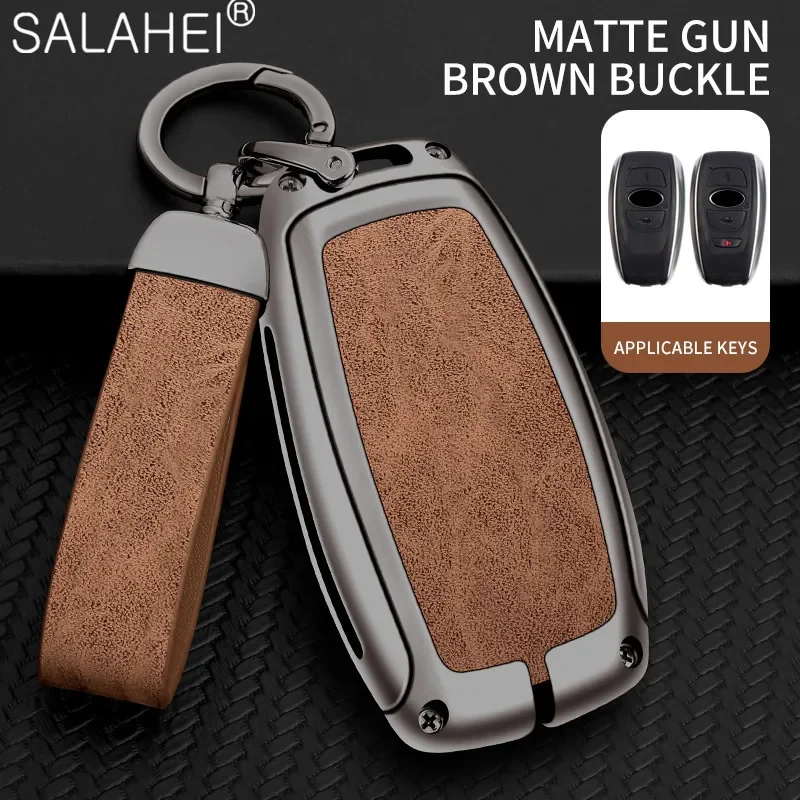 

Car Key Case Cover For Subaru BRZ Forester Legacy Outback WRX WRX STI Impreza XV Crosstrek Smart Keyless Remote Cover Keys Bag