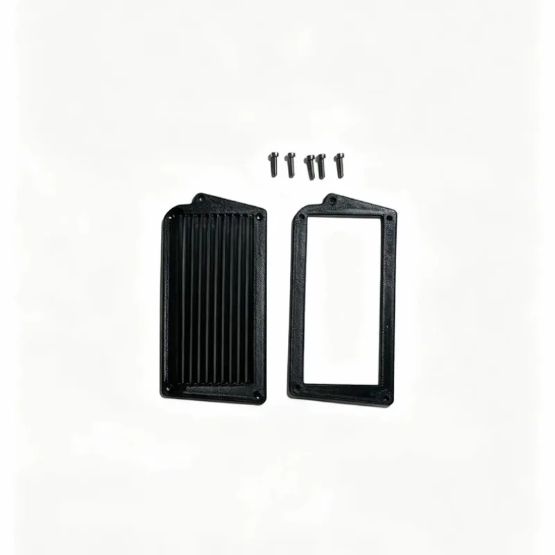 Side & Rear Window Louvers Trim for YK4107 1/10 Scale RC Crawler Off-Road Car 3D Printed Decorative Accessory Screw-On Mount