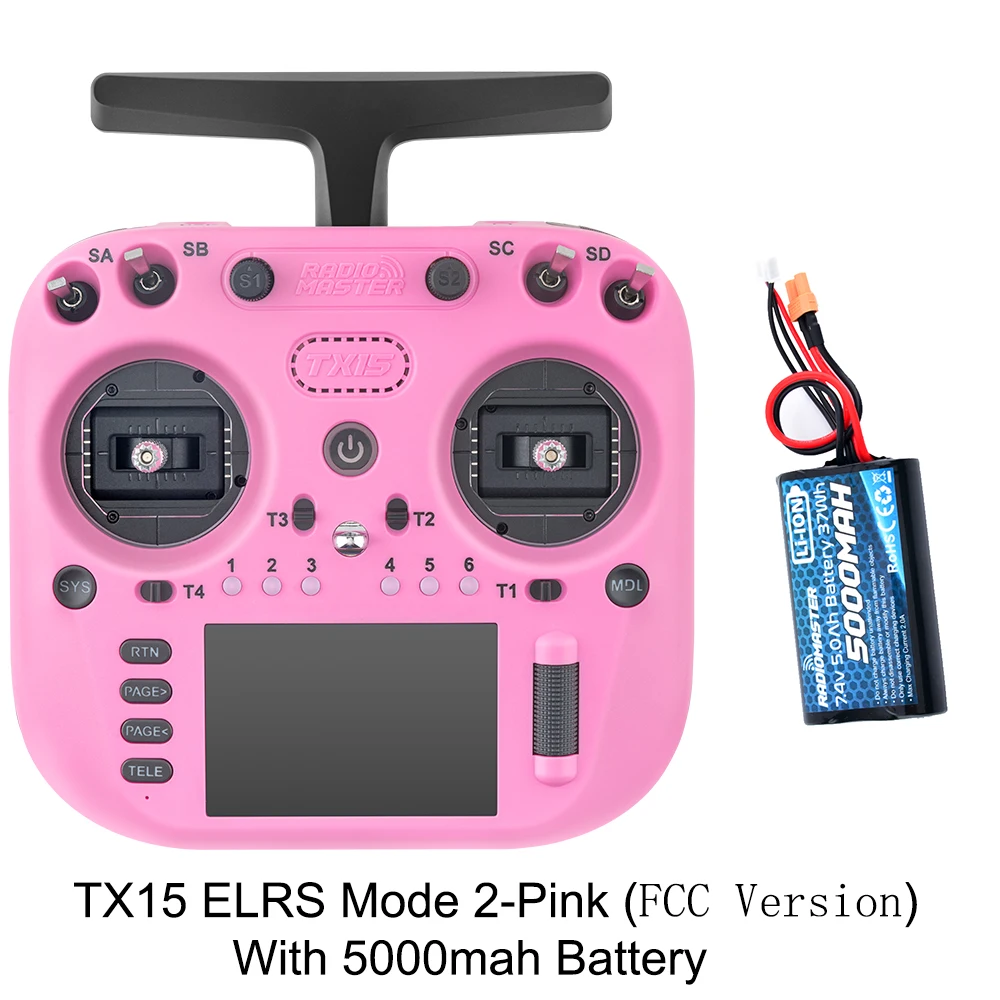 Pre-Order Radiomaster TX15 3,5 inch IPS touchscreen radiocontroller ExpressLRS V5.0 Hall Gimbal ingebouwde gyromicrofoon