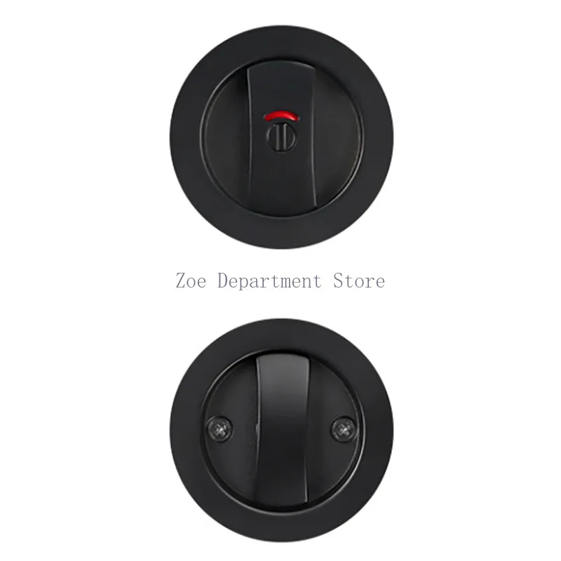 

Square Indication Push-pull Door Lock Bathroom Embedded Sliding Door Invisible Hook Lock Sliding Door With No Indication Lock