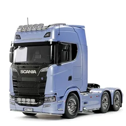 TAMIYA 56368 1/14 Scania RC Truck 770S 6X4 Remote Control Car Tow and TAMIYA 56373 770S Silver Coating KIT Model Toys