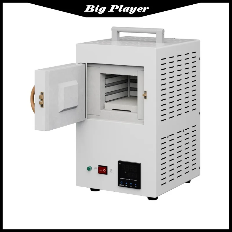 

Лабораторная небольшая электрическая печь из керамического волокна, высокотемпературная муфельная печь с программируемым управлением