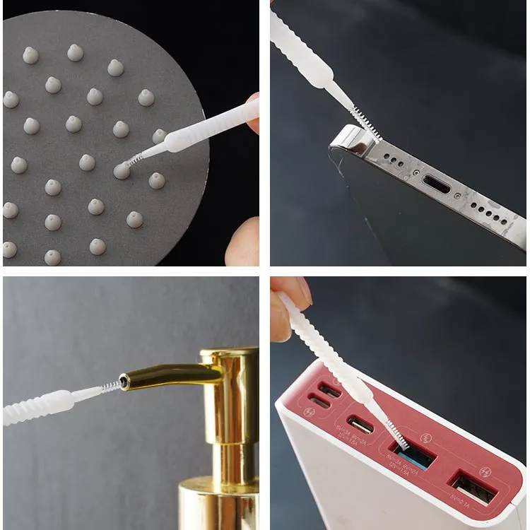 Shower Hole Cleaning Brush Nozzle Holes Mobile Phone Hole Anti-blocking Crevice Cleaning Brush Household Shower Holes Unclogger