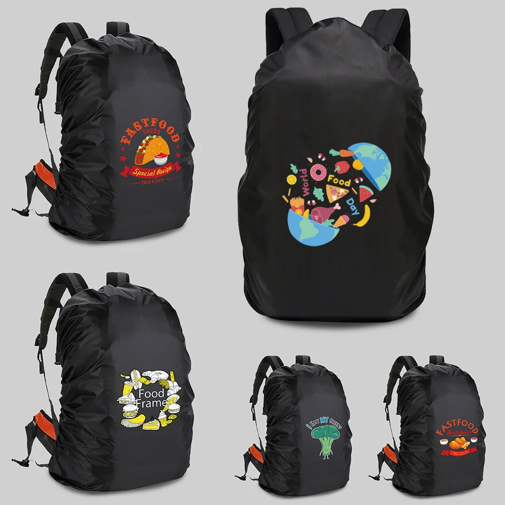 

Backpack Cover Rainproof 20-70L Camping Waterproof Dust Outdoor Climbing Portable Ultralight Travel School bag Cover Food Print