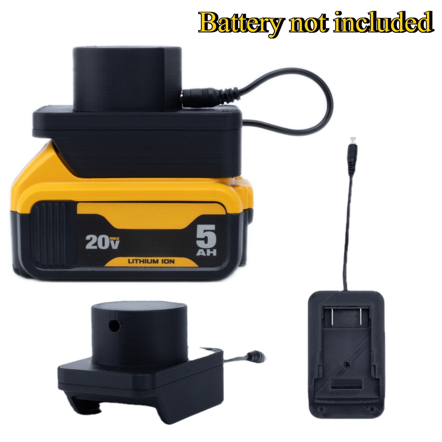 

Беспроводной портативный адаптер для аккумулятора Starlink Mini кабель питания постоянного тока для литиевой батареи Dewalt 20 В/60 В DCB200 DCB203 DCB204 DCB205