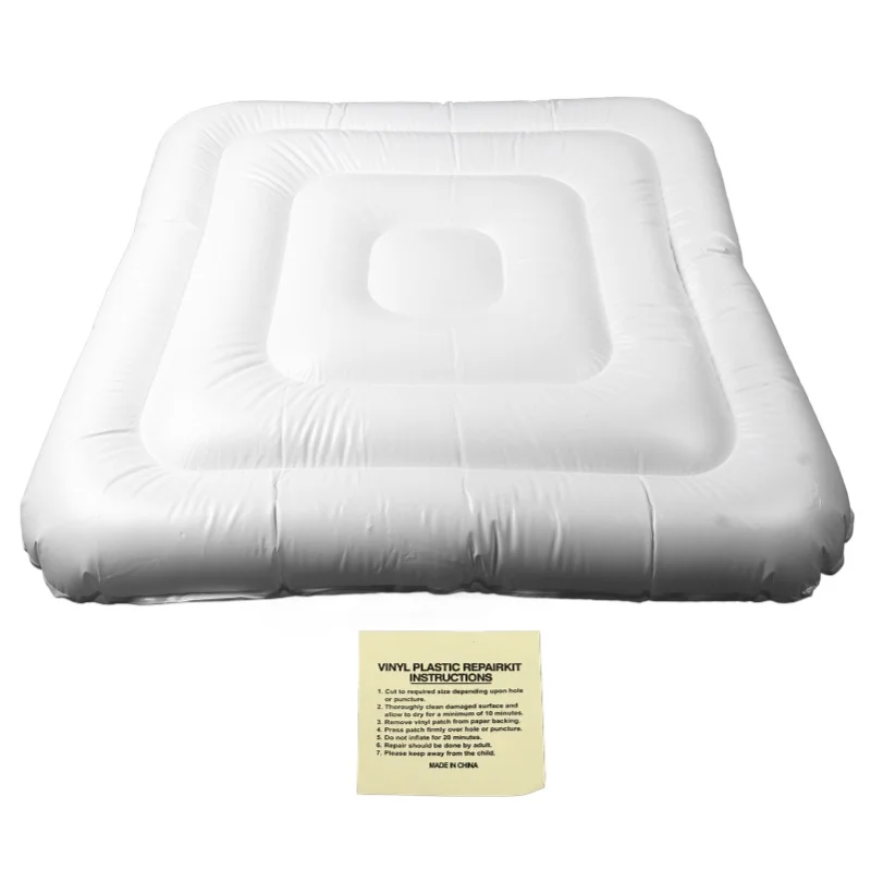 

Inflatable Hot Tub Cover Dustproof Rainproof Insulated Energy Saving Lid For Square Hot Tub 4.2ft