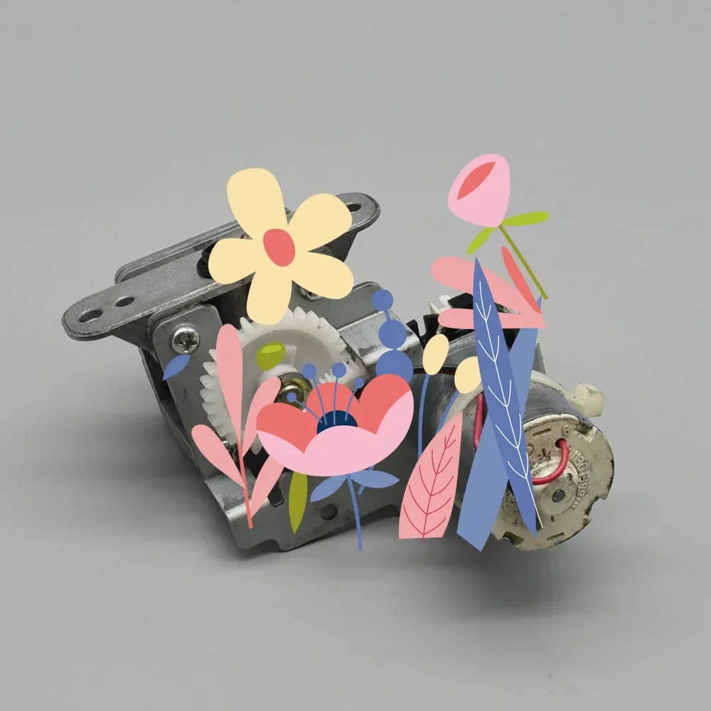 

023-17145 Original New Ink Pump Motor ASSY for Duplicator RISO RV SD MZ MD RZ EV ES SF RV9 MV KJ542 24V DC 02317145