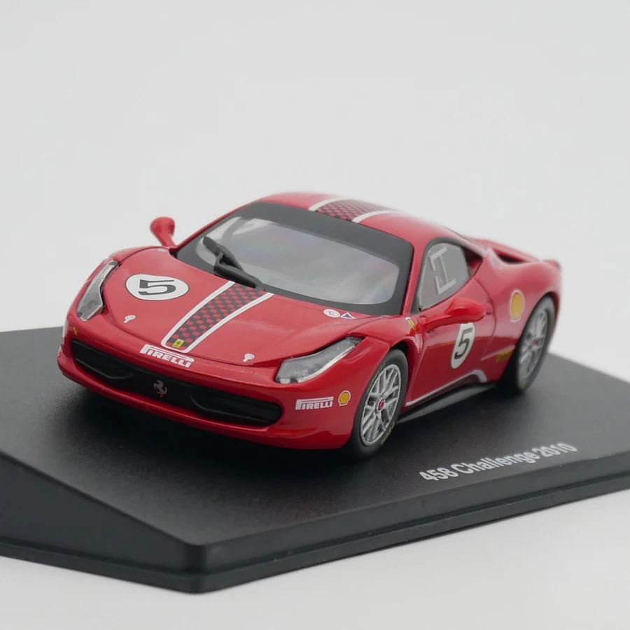 

Diecast IXO 1:43 Scale Ferrari 458 Challenge 2010 Alloy Car Model Collectible Toy Gift Souvenir Display Ornament