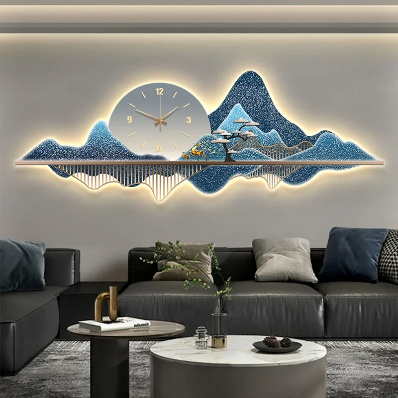 

Led Art Mural Wall Clocks Living Room Luxury Digital Restaurant Nordic Wall Watch Fashion Design Reloj Pared Home Decoration