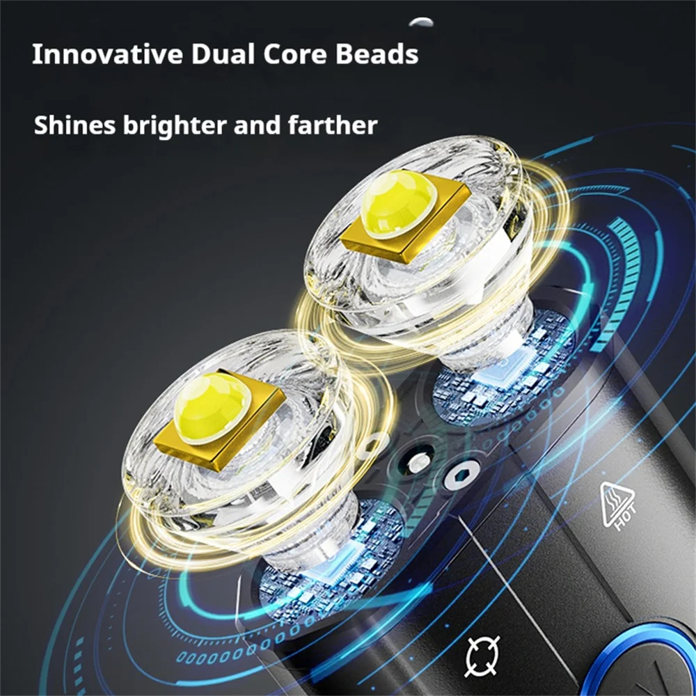 Warsun X608S  Multi-functional Outdoor Ultra Bright Emergency Portable Mini Type-C Rechargeable Torch COB Flashlight