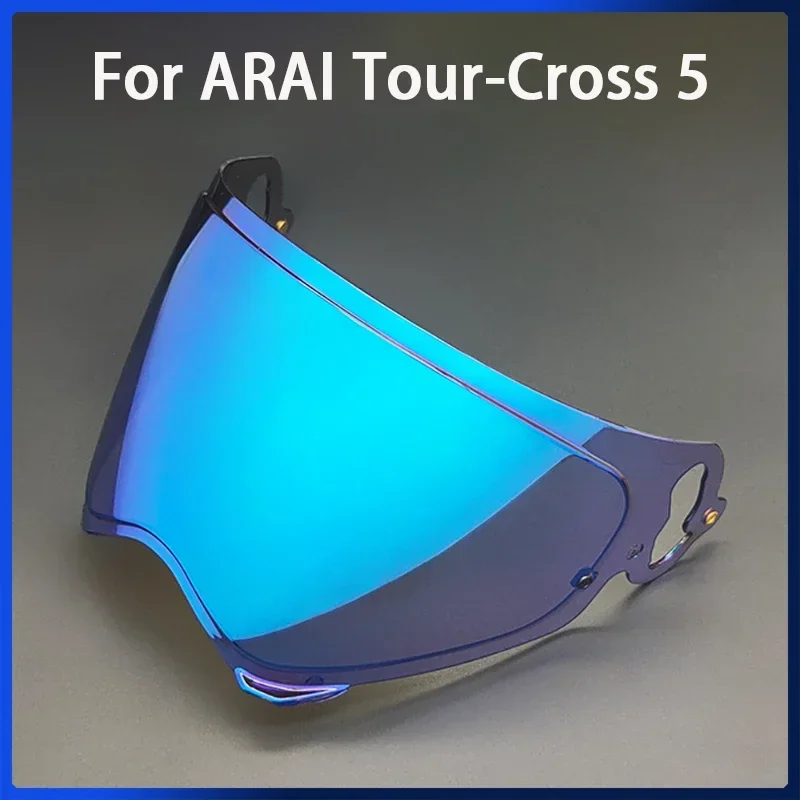 Lente de viseira para capacete de motocicleta, lente para alu tour-cross 5 tour cross v XD-5 tx5, substituição anti-uv, anti-arranhões, à prova de poeira