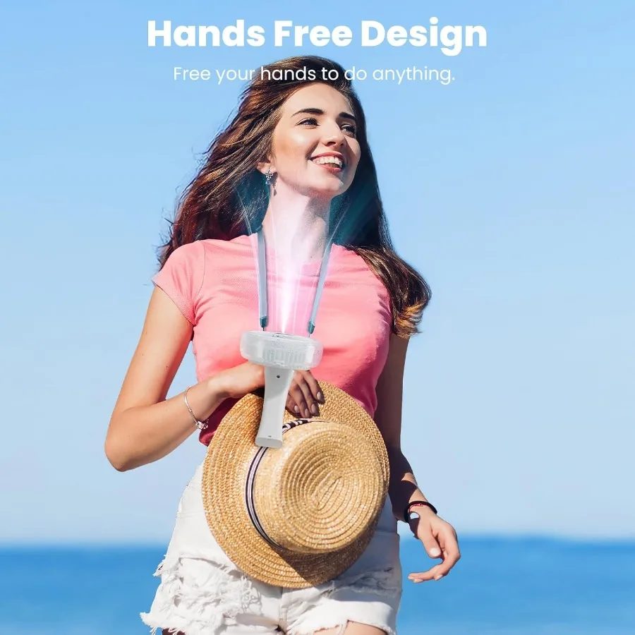 Upgraded Portable Misting Fan Handheld Mister Fan USB Rechargeable Personal Mist Fans Spray Water Fans Mini Cooling Hand Fans f