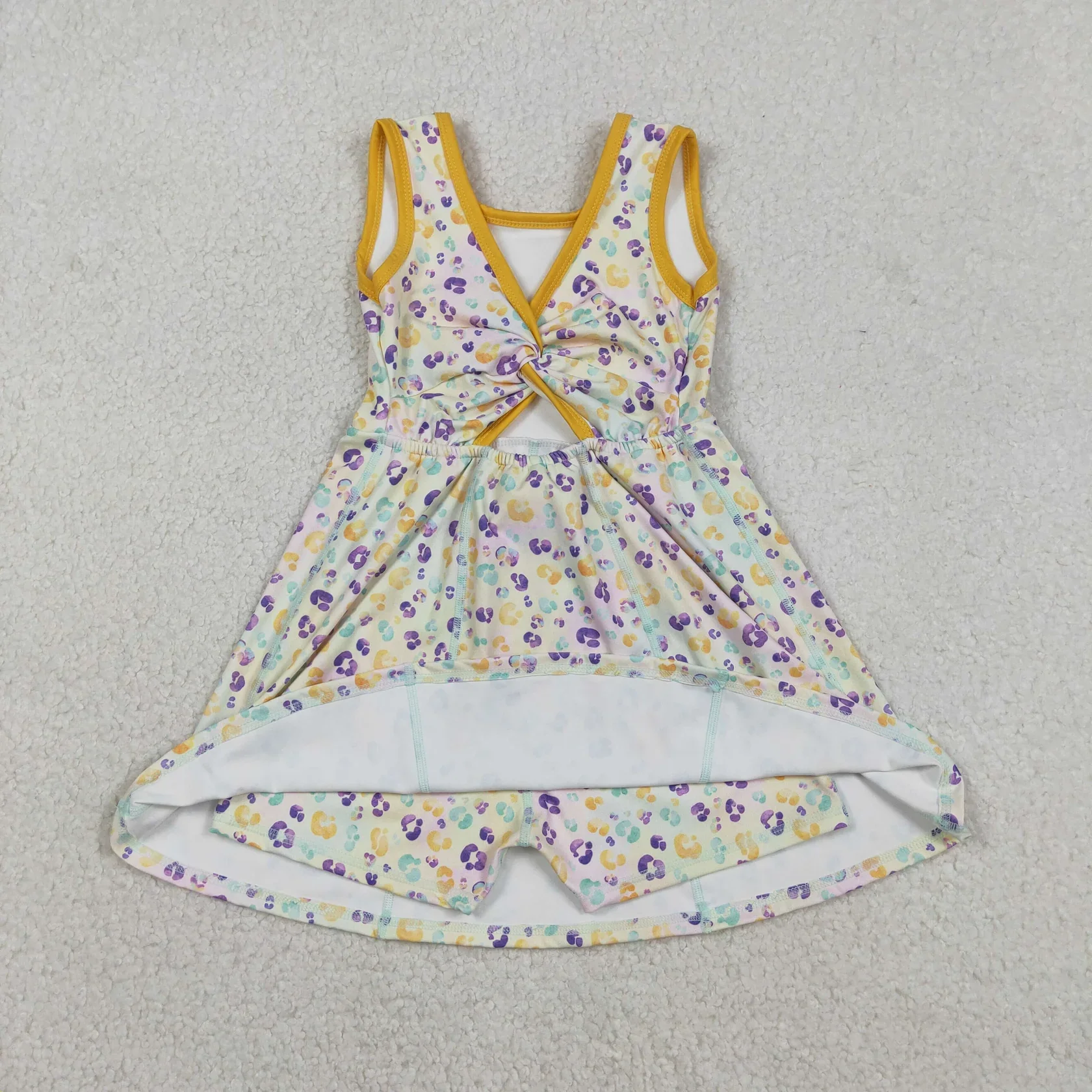 卸売ベビーガールキッズヨガショーツスカート幼児用レオパードド - Baby Yoga Clothing のレビューと価格