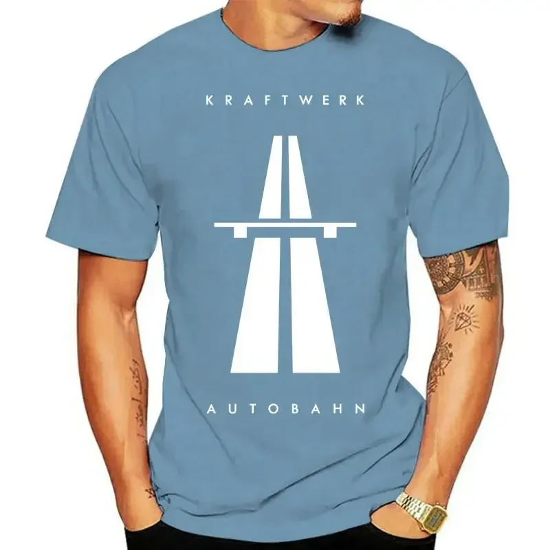 Kraftwerk T Shirt Top Power Station Electronic Music Ralf Hutter Florian Gift 100% Cotton Classic TeeSummer O Neck Tee