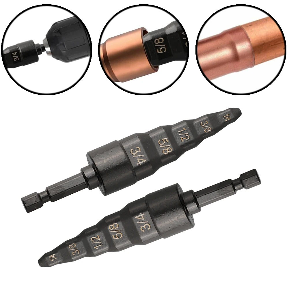 2Pcs 5-In-1 Pipe Expander Set Copper Tube Expander Efficient Swaging And Flaring Tool For HVAC Versatile Applications