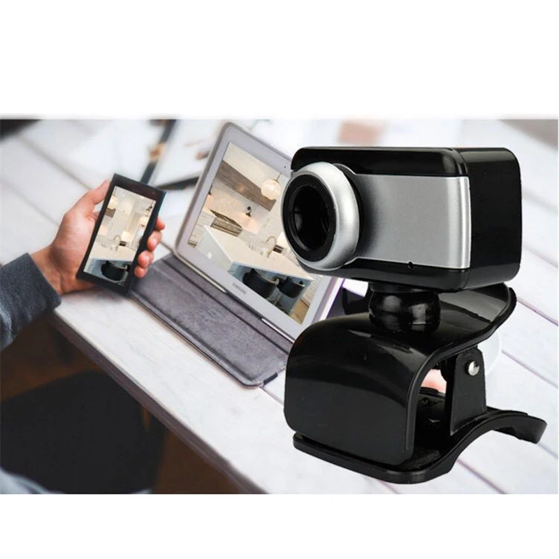 Webcam Web Camera for Skype with Built-in Microphone USB Video Camera for Desktop Notebook PC A002