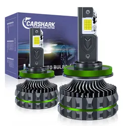 2024 Newest Carshark H1 H4 H7 LED Headlights Canbus 300W 100000Lm H8 H9 H11 9005 9006 9012 LED Car Bulbs HB3 HB4 Hir2 Fog Light