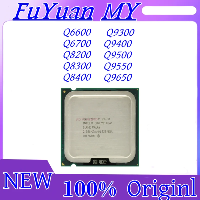 1pcs/lot new CPU Q6600 Q6700 Q8200 Q8300 Q8400  Q9300 Q9400 Q9500 Q9550 Q965 ORIGINALProcessor SLAWQ SLB8V 2.83GHz LGA 775 cpu