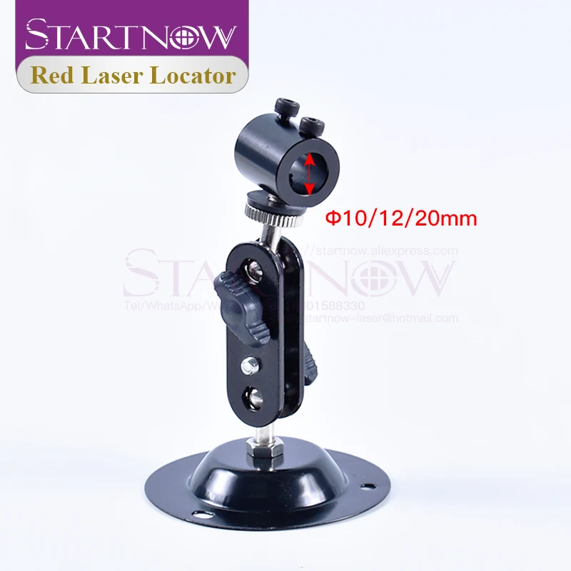 Startnow Laser Beam Pointer Set 10*30 Red-Black Line 650nm Red Dot Locator For CO2 Engraver Marking Alignment Laser Positioning