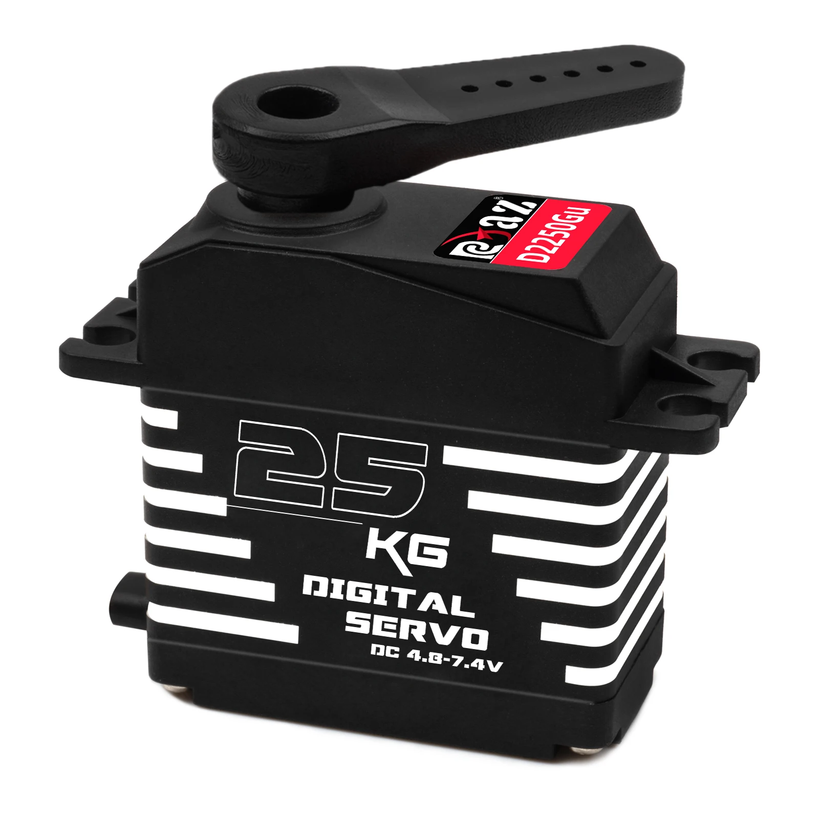 RCXAZ 20KG 25KG Servo Servo digitale Servo in lega di alluminio Custodia in metallo Servo ingranaggi in rame impermeabile per auto RC, barca, modello aereo